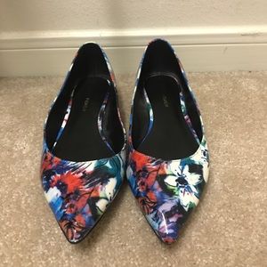 Marc Fisher multi-colored patent flats